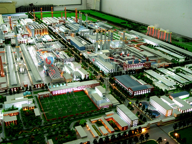 中国铝业河南分公司厂区模型