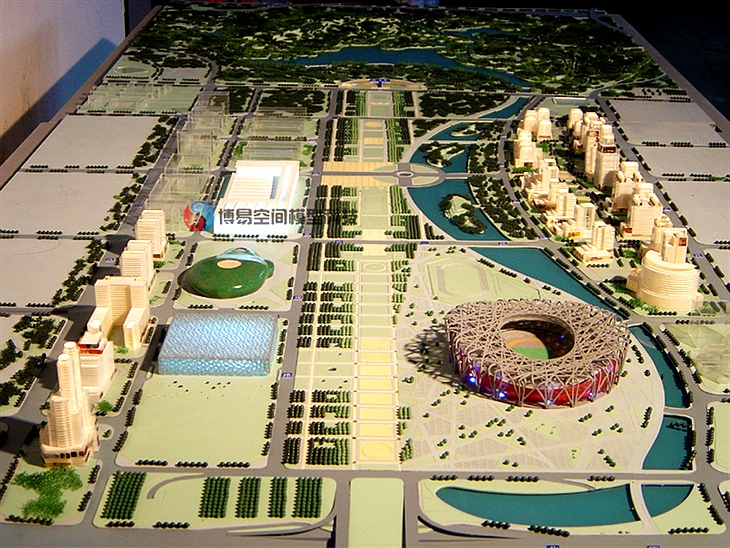 北京奥林匹克公园区域规划1：300