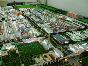 中国铝业河南分公司厂区模型